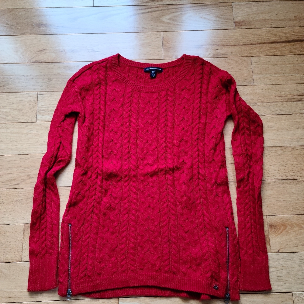 American Eagle Red Sweater, Size XS